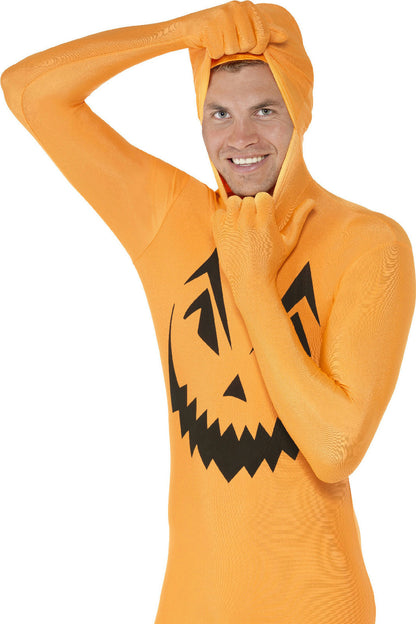 Pumpkin Second Skin Adult Costume Size XLarge