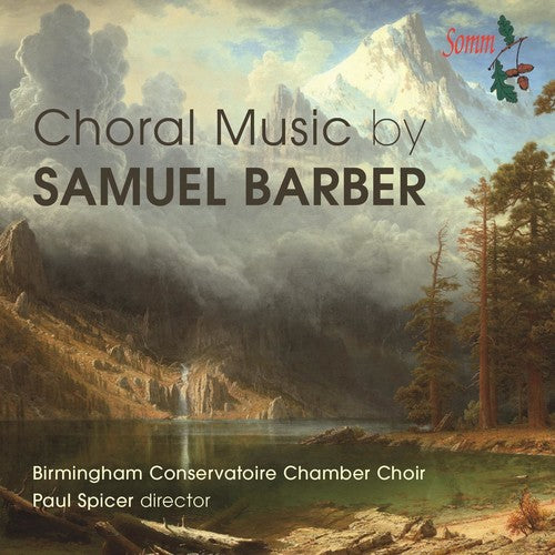 the album cover for Barber / Christodoulou / Bournemouth Symphony Orch - Choral Music