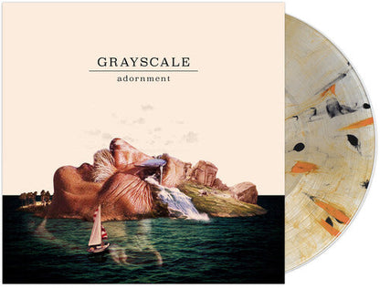 Grayscale - Adornment [Clear w/ Orange & Black Splatter] Vinyl Record