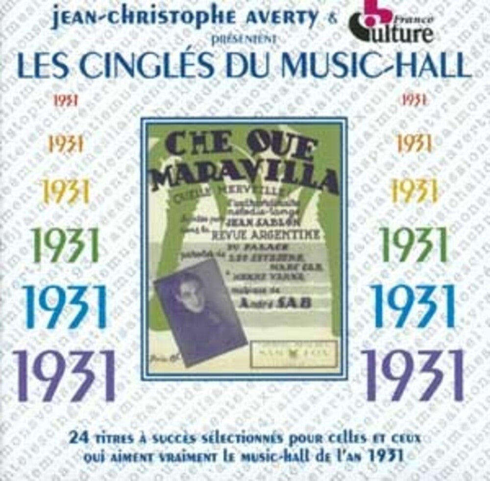 the album cover for Various Artists - 1931 Les Cingles Du Music Hall