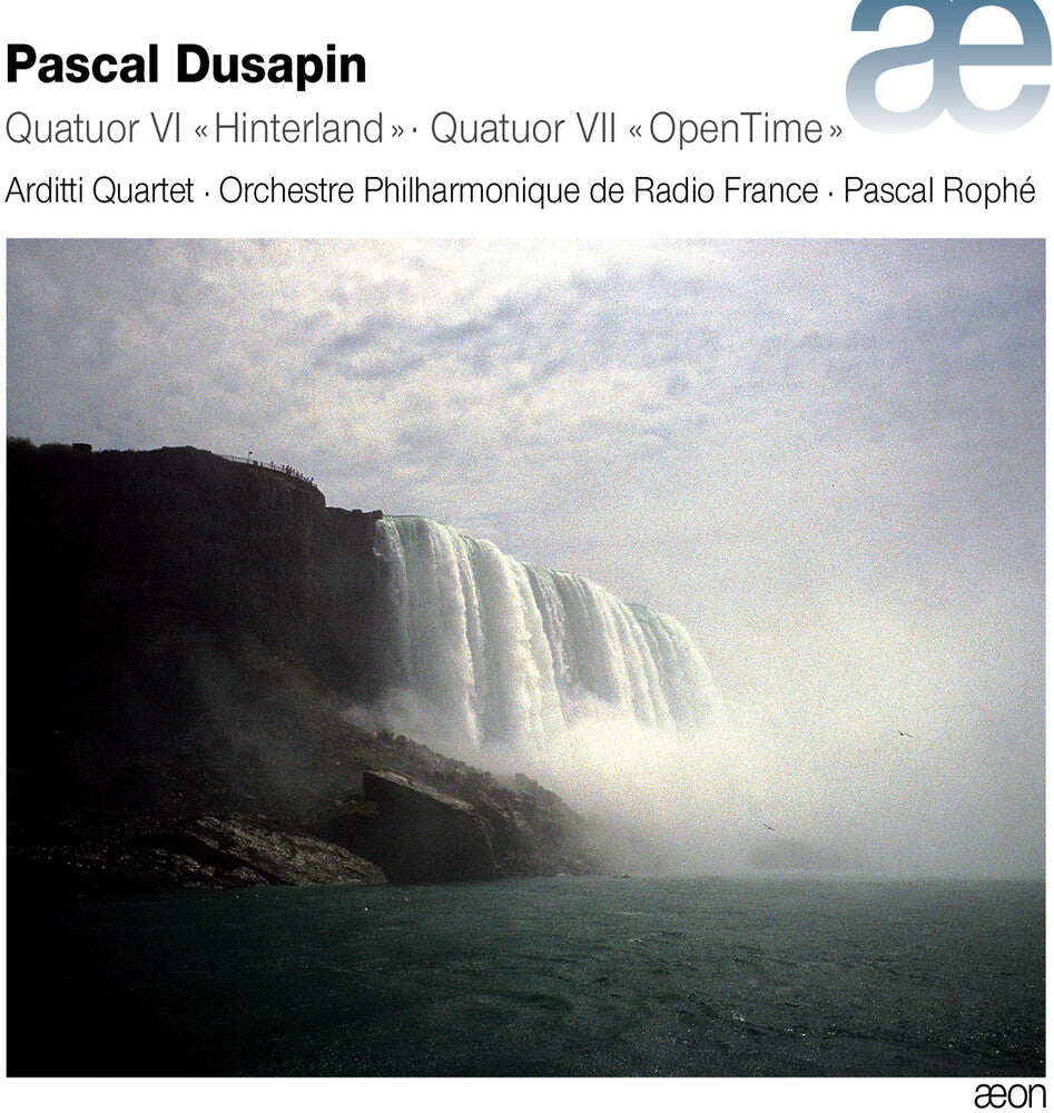 the album cover for Dusapin / Arditti Quartet / Orchestre Philharmoniq - Pascal Dusapin: Quatuor Vl ''Hinterland'' & Quatuor Vll