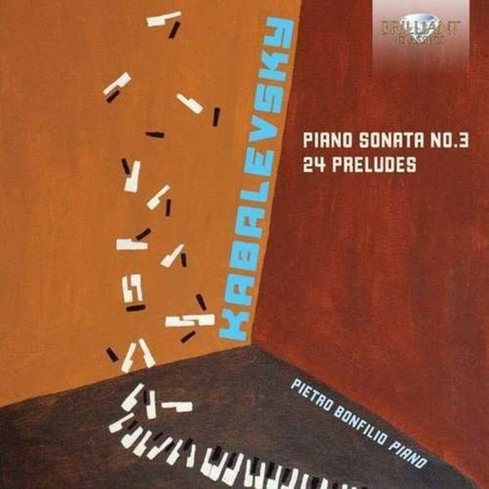 the album cover for Kabalevsky / Pietro Bonfilio - Piano Sonata 3 & 24 Preludesilio