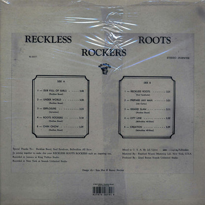 Wackie's - Reckless Roots Rockers Vinyl Record