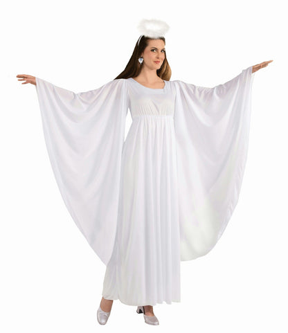 Angel White Adult Dress and Halo Standard Size Costume