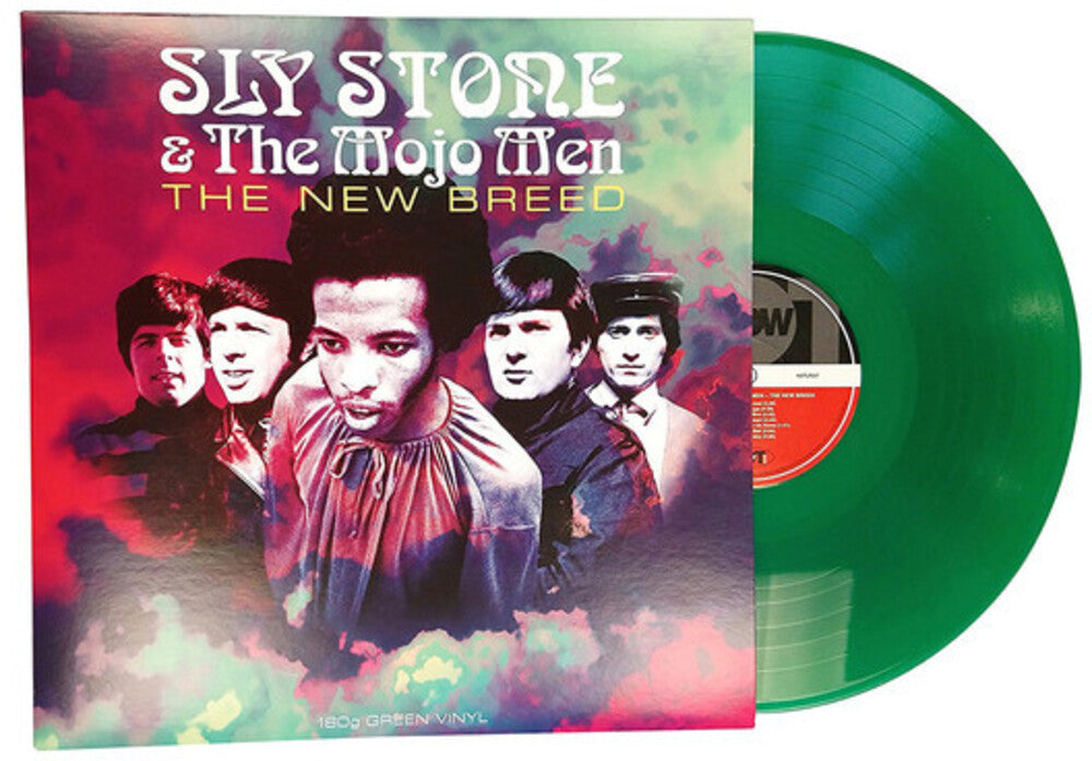 the album cover for Sly Stone & The Mojo Men - New Breed (Green Vinyl) [Colored Vinyl] (Grn) (Uk)