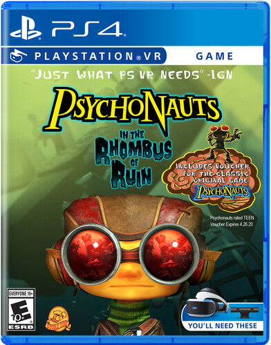 Ps4 Psychonauts In The Rhombus Of Ruin (vr Comp) - Ps4 Psychonauts In The Rhombus Of Ruin (vr Comp) - Video Game