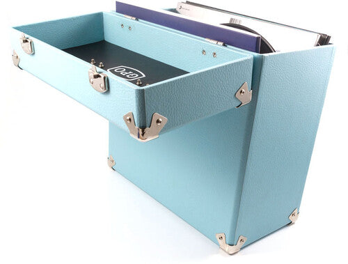 Gpo Swb18blu 12 In Vinyl Record Case Blue - Gpo Swb18blu 12 In Vinyl Record Case Blue - Vinyl Accessories