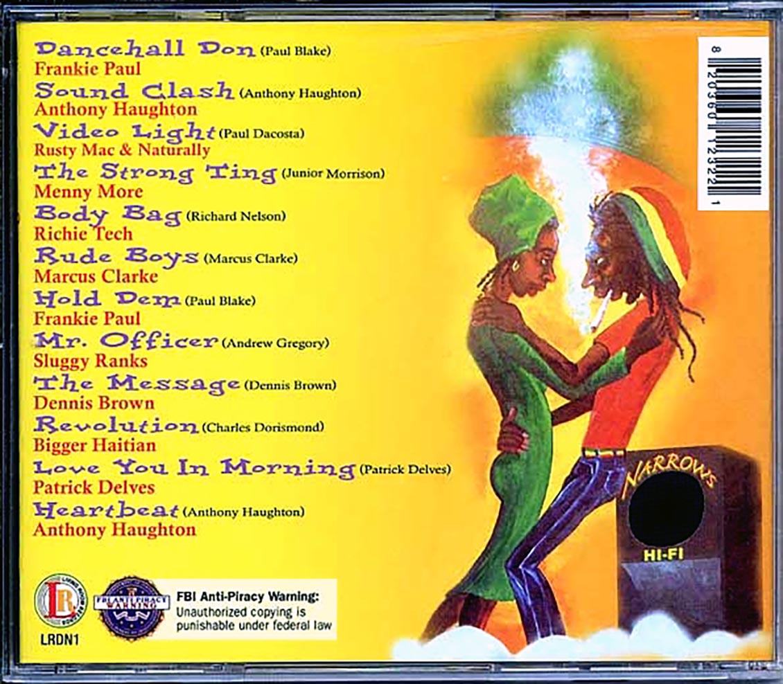 Dennis Brown, Sluggy Ranks, Frankie Paul, Etc. - Dance In The Living Room Music CD