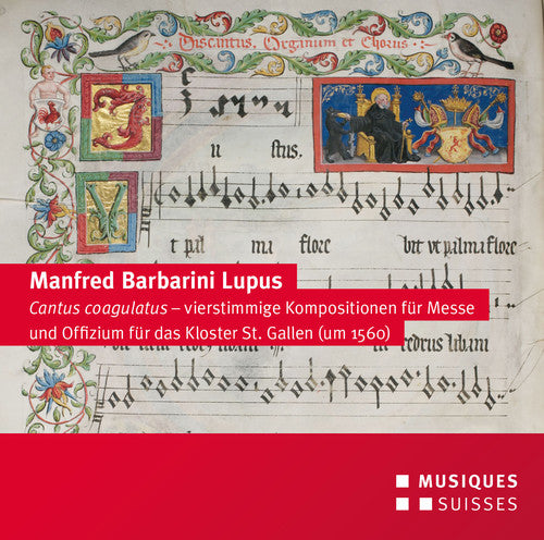 the album cover for Lupus / Ensemble Ordo Virtutum - Manfred Barbarini Lupus: Cantus coagulatus