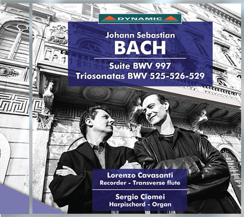 the album cover for J Bach S / Cavasanti / Ciomei - Bach: Suite, BWV 997 - Triosonate, BWV 525-526-529