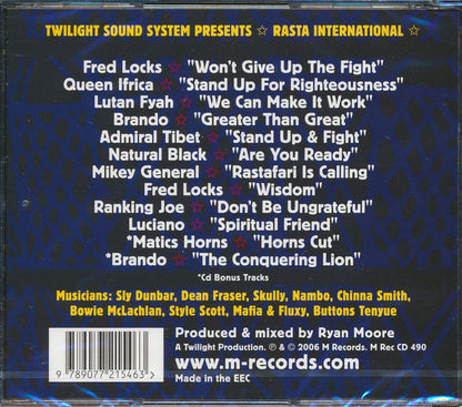 Luciano, Fred Locks, Lutan Fyah, Etc. - Rasta International Music CD
