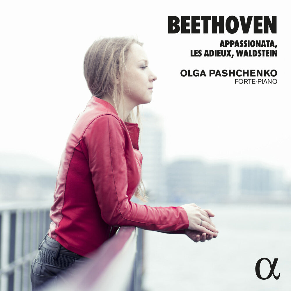 the album cover for Beethoven / Olga Pashchenko - Appassionata / Les Adieux / Waldstein