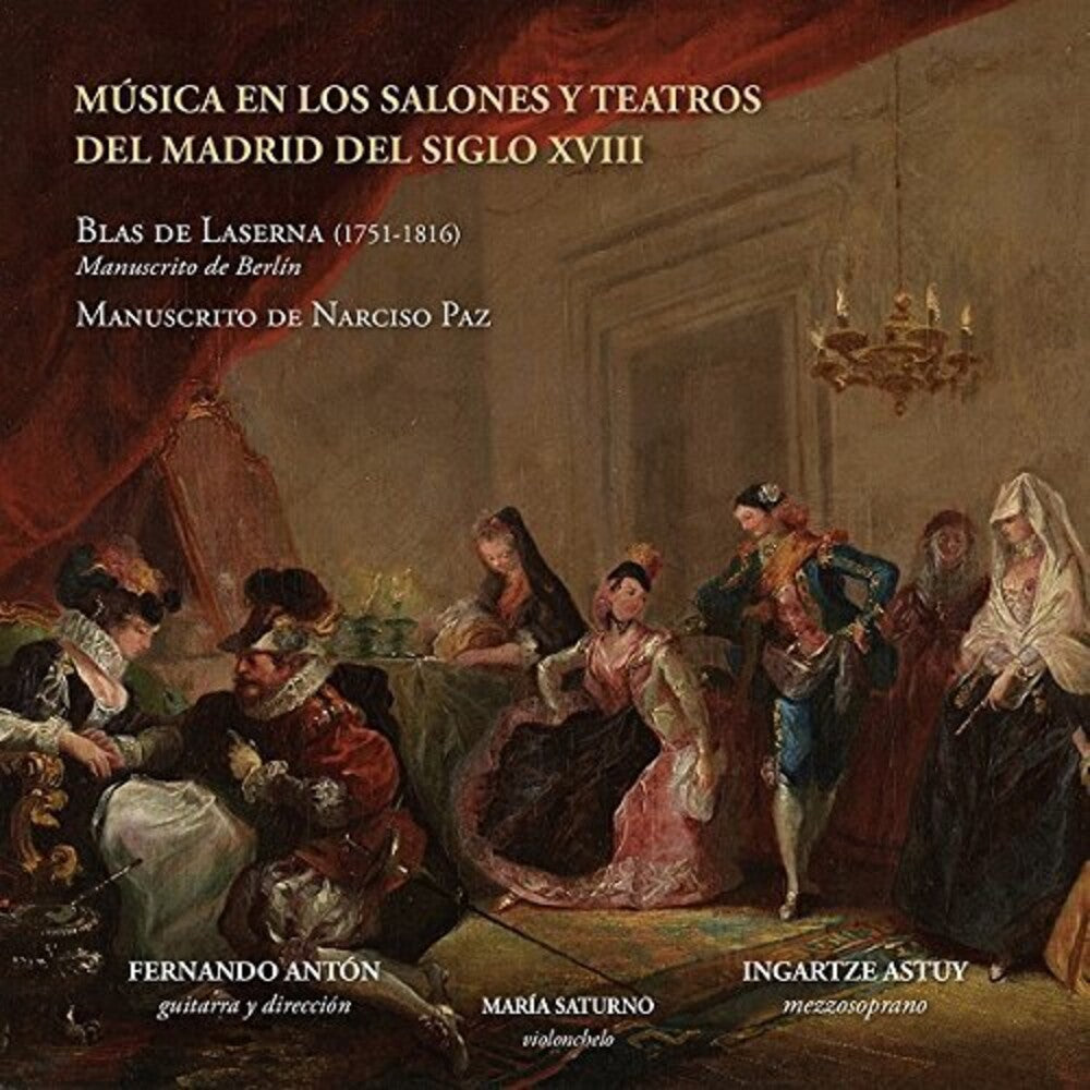 the album cover for Fernando Antón - Musica en los Salones & Teatros Del Madrid