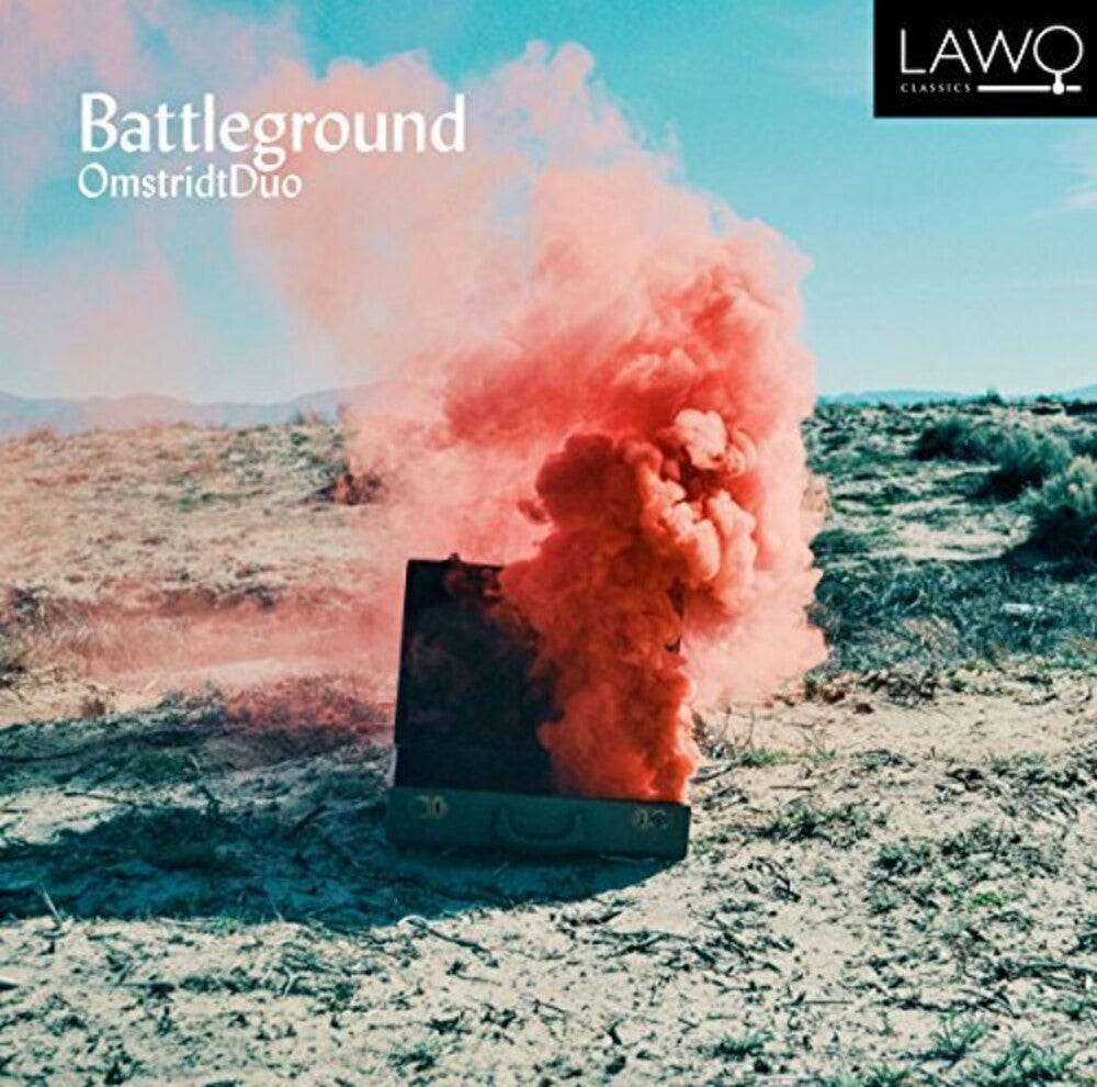 the album cover for Omstridt Duo - Battleground