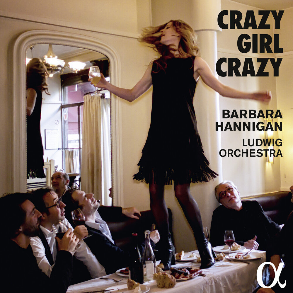 the album cover for Barbara Hannigan / Ensemble Ludwig - Crazy Girl Crazy