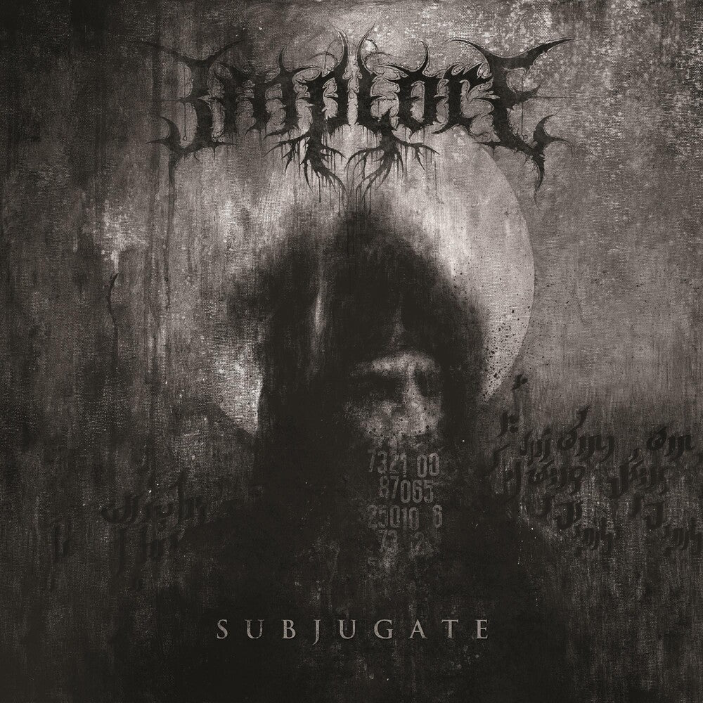 the album cover for Implore - Subjugate