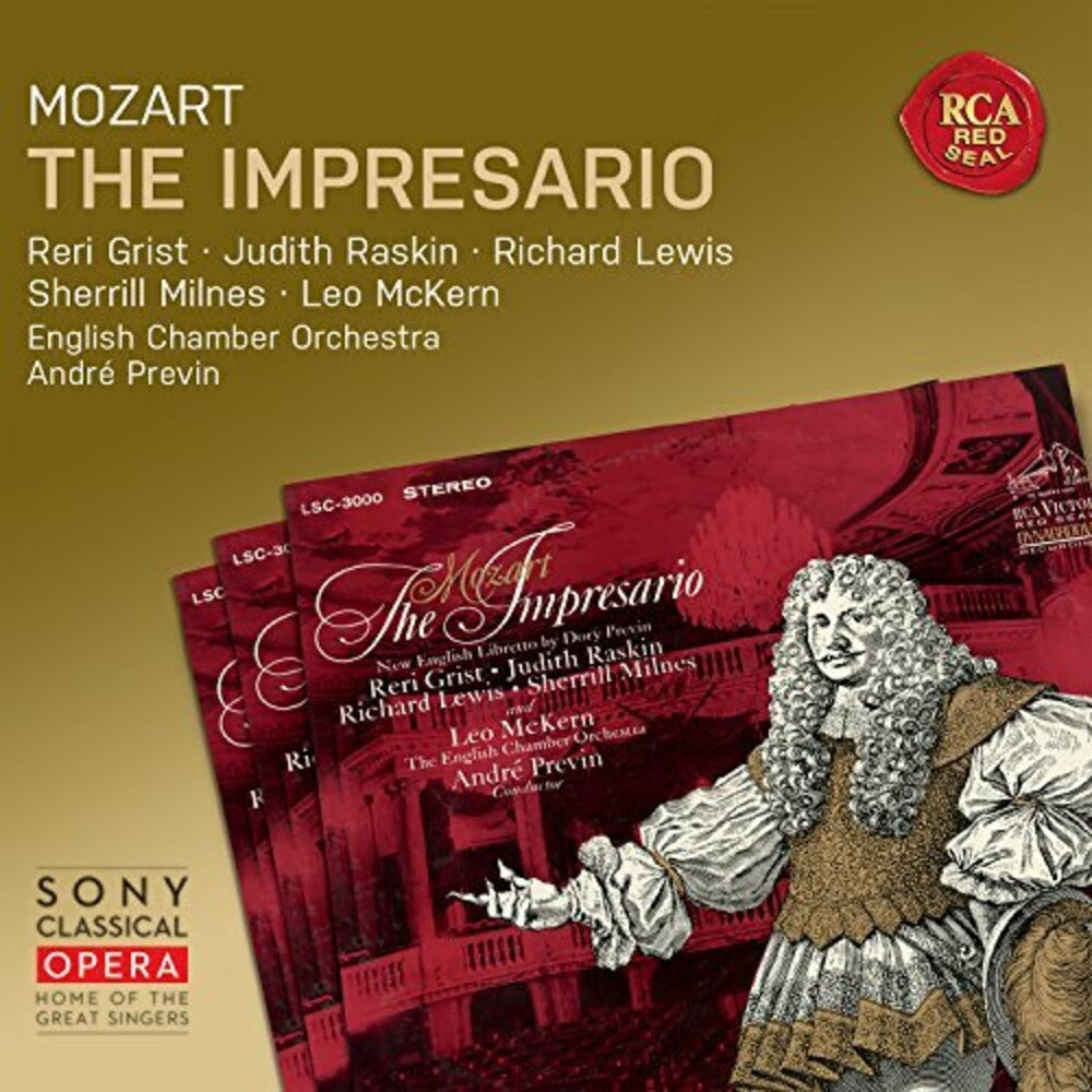 the album cover for Mozart / Grist / Previn - Impresario