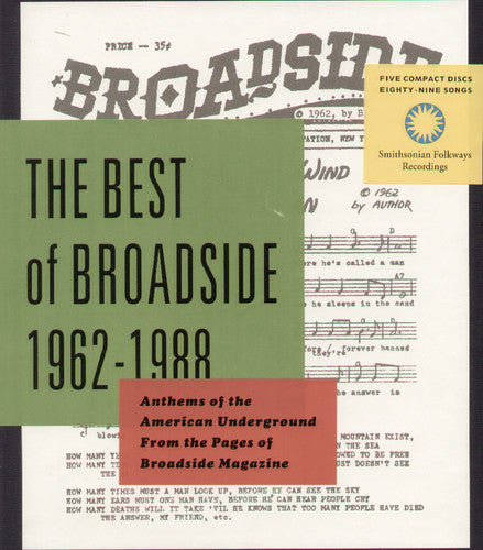 Best of Broadside 1962-1988 / Various Music CD