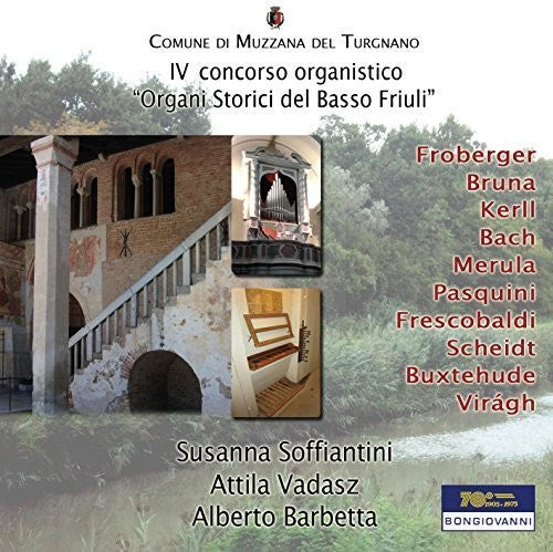 the album cover for Bach / Bruna / Soffiantini / Vadasz / Barbetta - Iv Concorso Organistico