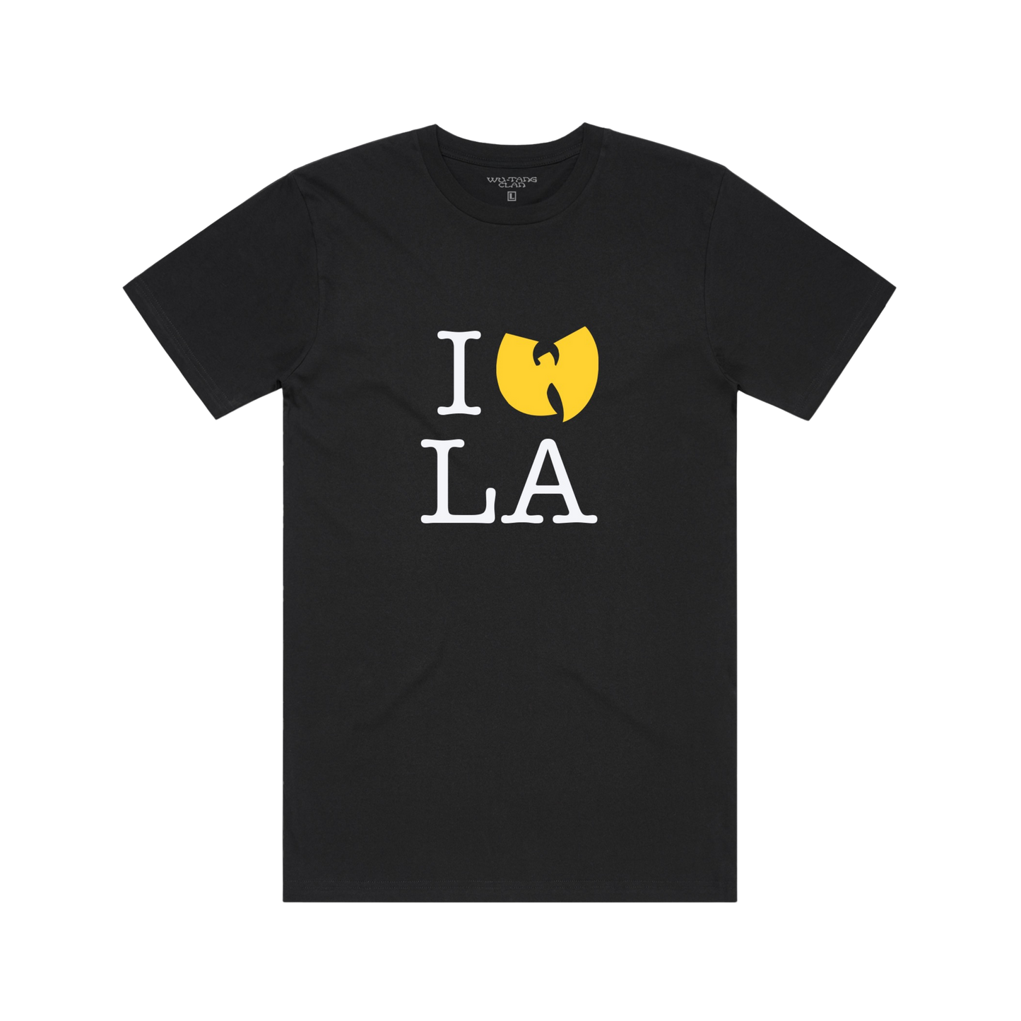 Wu-Tang Clan I WU LA Mens T Shirt Black Officially Licensed