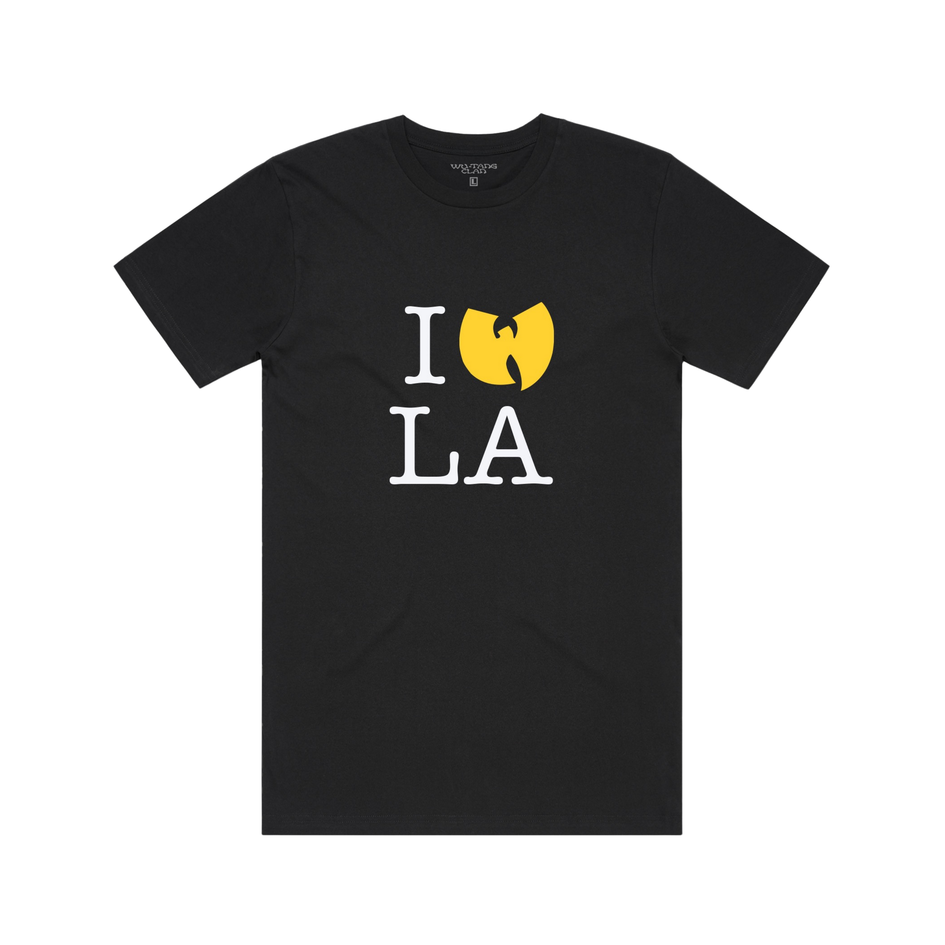 Wu-Tang Clan I WU LA Mens T Shirt Black Officially Licensed