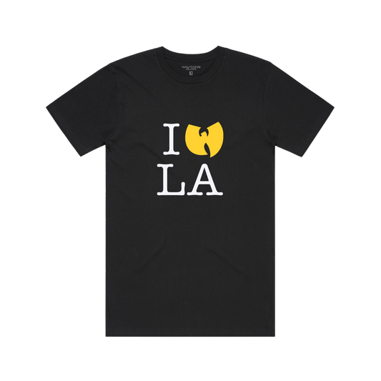 Wu-Tang Clan I WU LA Mens T Shirt Black Officially Licensed