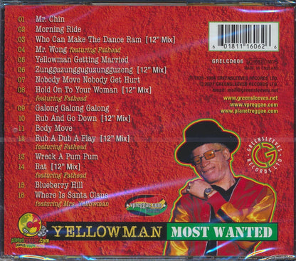 Yellowman - Most Wanted 1978-1984 Music CD