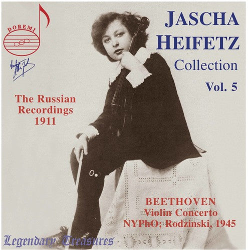 the album cover for Lagos - Jascha Heifetz Coll 5: Russian Recordings 1911