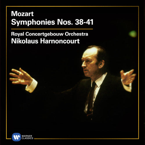 the album cover for Mozart / Royal Concertgebouw Orch / Harnoncourt - Symphonies 38-41