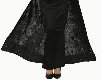 Royal Dark Queen Black Wicked Vampiress Dress Adult Costume