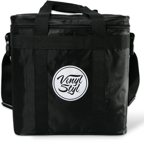 Vinyl Styl Vsa016 Padded Lp Carry Case Black - Vinyl Styl Vsa016 Padded Lp Carry Case Black - Vinyl Accessories