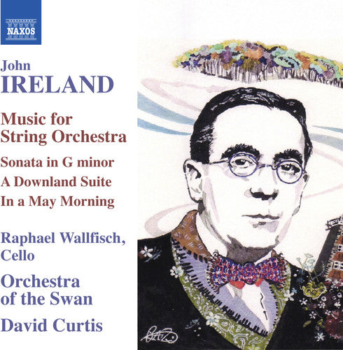 the album cover for John Ireland / Wallfisch,Raphael / Curtis,David - Music for String Orchestra