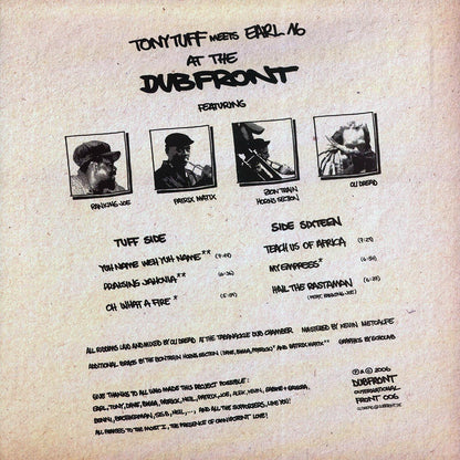 Tony Tuff, Earl Sixteen - Tony Tuff Meets Earl 16 At The Dubfront (2006 FIRST PRESS) (orig. press) Vinyl Record