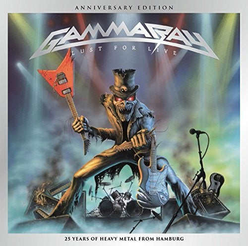the album cover for Gamma Ray - Lust For Live: 25th Anniversary
