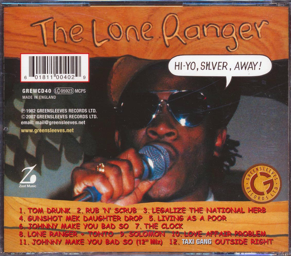 Lone Ranger - Hi Yo Silver Away Music CD