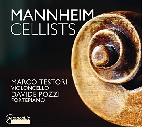 the album cover for Marco Testori - Mannheim Cellists