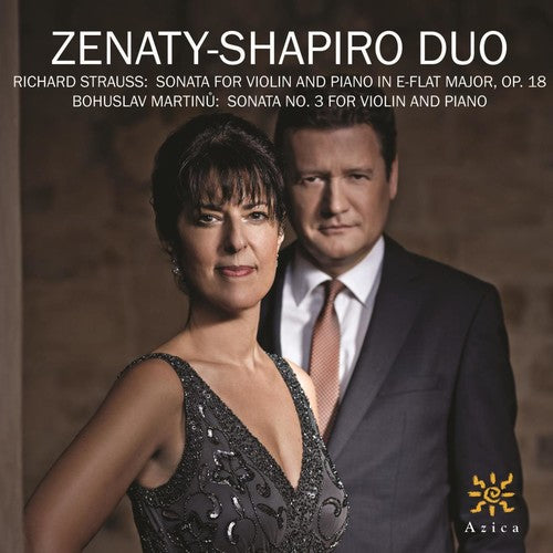 the album cover for Bohuslav Martinu / Zenaty,Ivan / Shapiro,Sandra - Zenaty-shapiro Duo