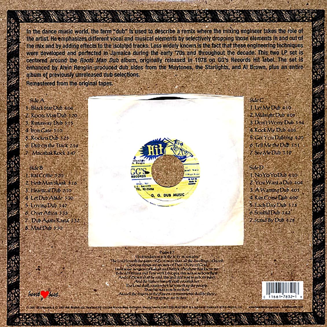 The Revolutionaries - Roots Man Dub (2xLP) Vinyl Record