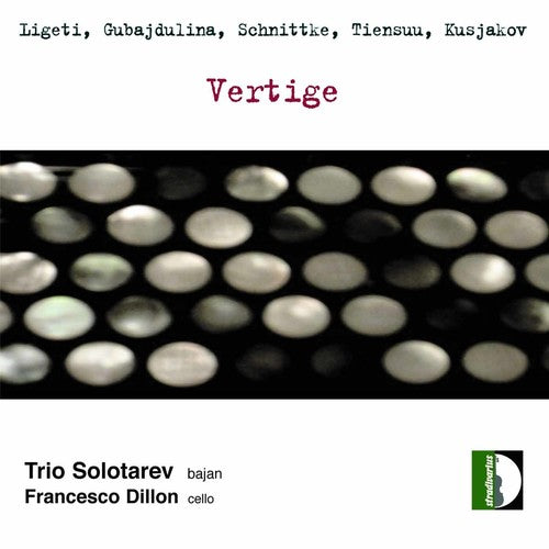 the album cover for Trio Solotarev / Dillon - Vertige