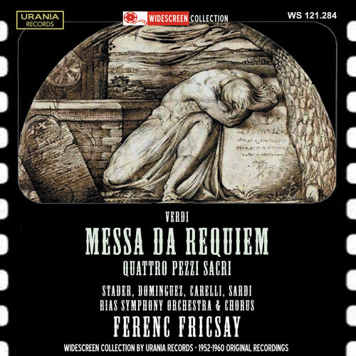 the album cover for G Verdi / Stader,Maria / Dominguez,Oralia - Fricsay Conducts Verdi