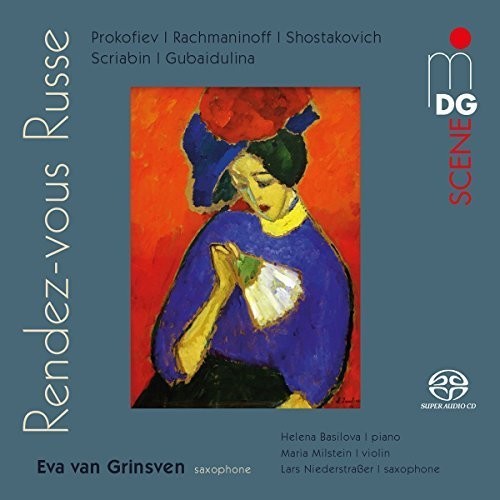 the album cover for Grinsven / Basilova / Milstein - Rendezvous Ruuse