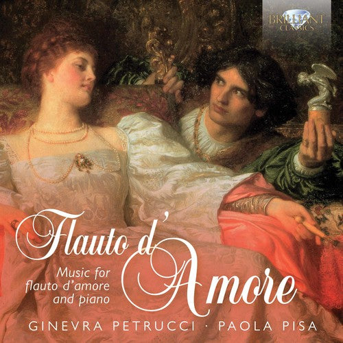 the album cover for Ginevra Petrucci - Flauto D'amore