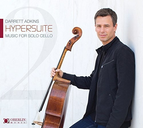 the album cover for Darrett Adkins - Hypersuite - Music For Solo Cello