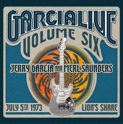 the album cover for Jerry Garcia - Garcialive Volume Six: July 5, 1973 Lion's Share [3 CD]