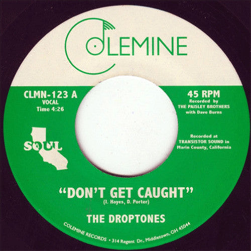 Droptones - Don't Get Caught / Young Blood Vinyl Record