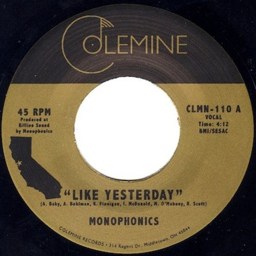 the album cover for Monophonics - Like Yesterday