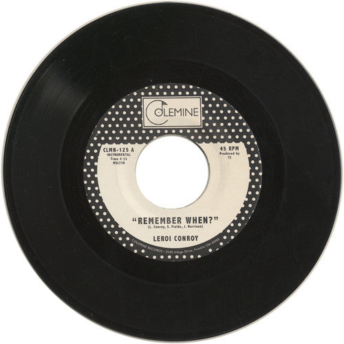 Leroi Conroy - Remember When Vinyl Record