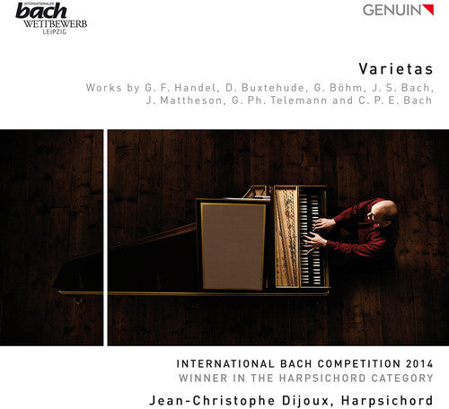 the album cover for J Bach S / Dijoux,Jean Christophe - Varietas