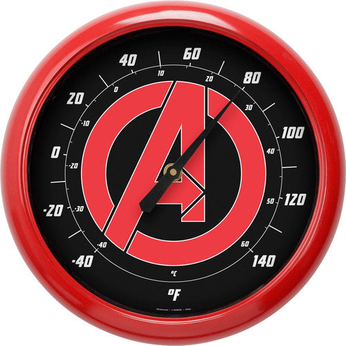 Avengers Logo 10 Inch Outdoor Thermometer - Avengers Logo 10 Inch Outdoor Thermometer - Special Products
