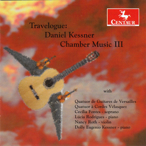 the album cover for D Kessner / Roth,Nancy / Kessner,Dolly Eugenio - Travelogue: Chamber Music 3